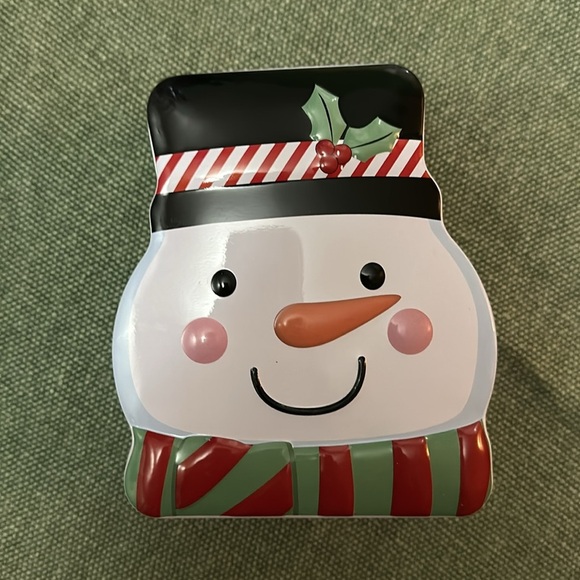 Set of snowman tin and snowman ceramic measuring spoons - Picture 4 of 5